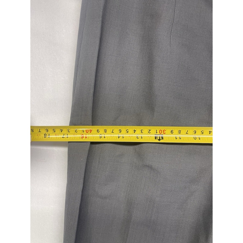 Vintage Izzat BABA Dark Gray Dress pants Wide Legs 70-90 - Picture 6 of 14